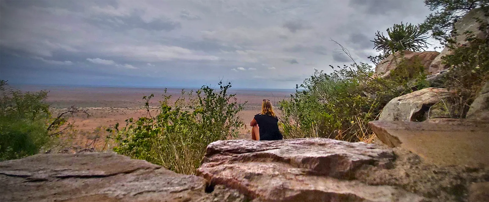 Lookout point from a mountain in South Africa